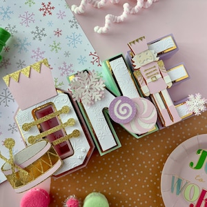 Nutcracker 3D Letters / Nutcracker Birthday Decorations / Nutcracker Sugar Plum Fairy Decorations