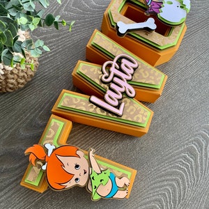 Pebbles 3D Letters / The Flintstones Birthday Party
