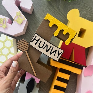 Winnie the Pooh 3d Letters / Winnie the Pooh Birthday Party