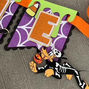 Mickey Mouse Halloween Banner / Mickey Halloween Birthday decor / Mickey Halloween Birthday Party/ Mickey Mouse High Chair Banner bild 4