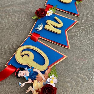 Snow White Birthday Banner / Snow White Birthday Party / Snow White Party Decorations
