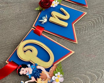 Snow White Birthday Banner / Snow White Birthday Party / Snow White Party Decorations