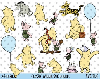 Download Classic Winnie Pooh Etsy