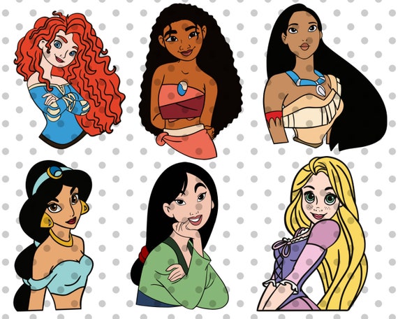 Download 12pcs Layered Disney Princess Svg Princess Svg Cricut Etsy