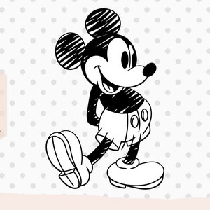 Ratón retro SVG, Cabeza de ratón retro svg, Dibujo de ratón svg