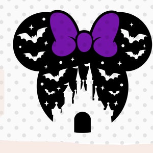 Halloween Castle SVG, Mouse Head svg, Halloween spider web svg, halloween mouse svg, bats svg