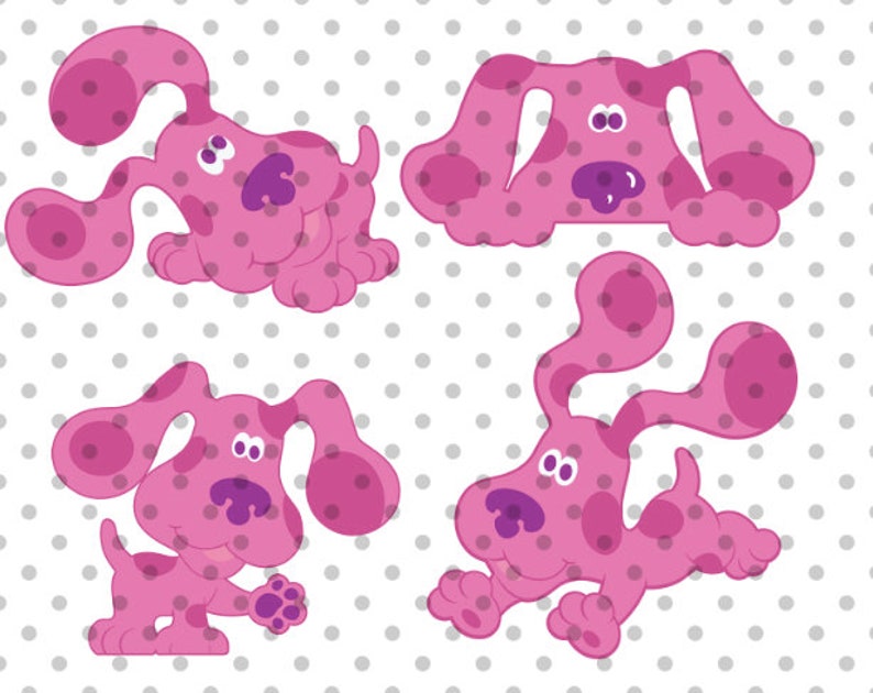 Download 8pcs Blue's Clues svg bundle blues clues svg magenta | Etsy