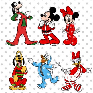 Mickey christmas svg stitch christmas svg LAYERED christmas svg Pluto svg disney christmas svg christmas hat svg,