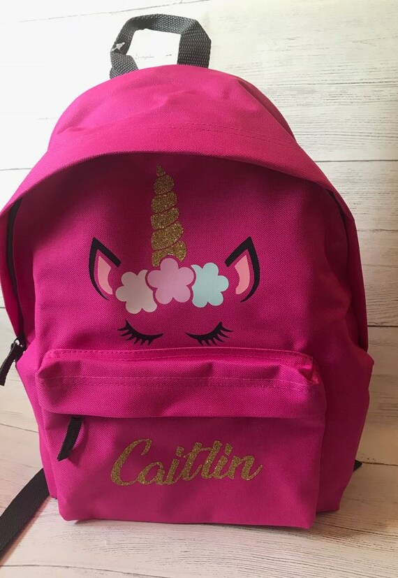 personalised unicorn backpack