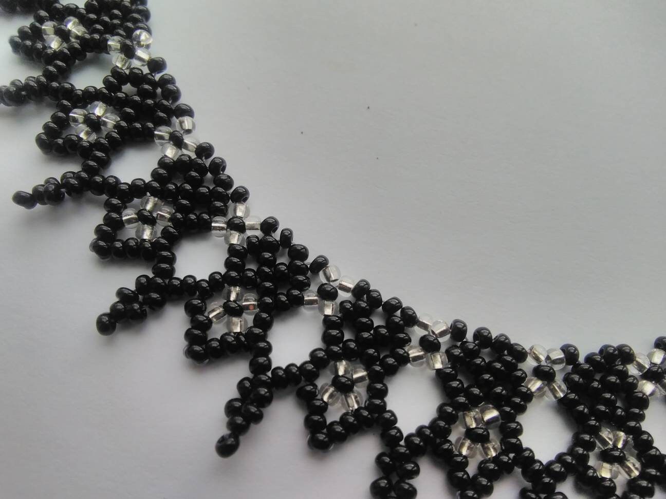 Black Charm Czech Glass Seed Beads Diy Bracelet Necklace - Temu