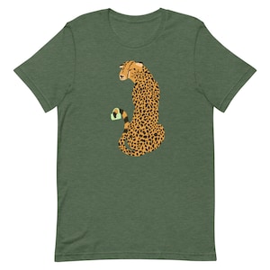 Cheetah Tea Party Pal Short-Sleeve Unisex T-Shirt