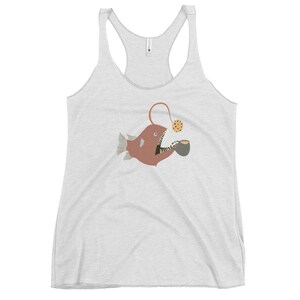 Anglerfish Tea Party Women's Racerback Tank