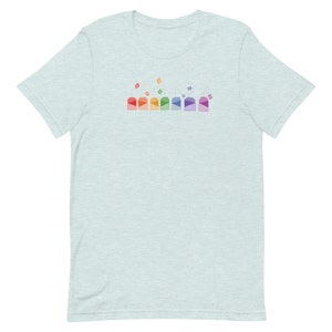 Tea Rainbow Short-Sleeve Unisex T-Shirt