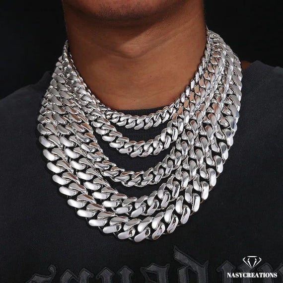 10-22MM Miami Cuban Link Chain, Solid 14K Gold Filled, Curb Chain 10-22MM Miami Cuban Link Chain, Solid 14K Gold Filled, Curb Chain