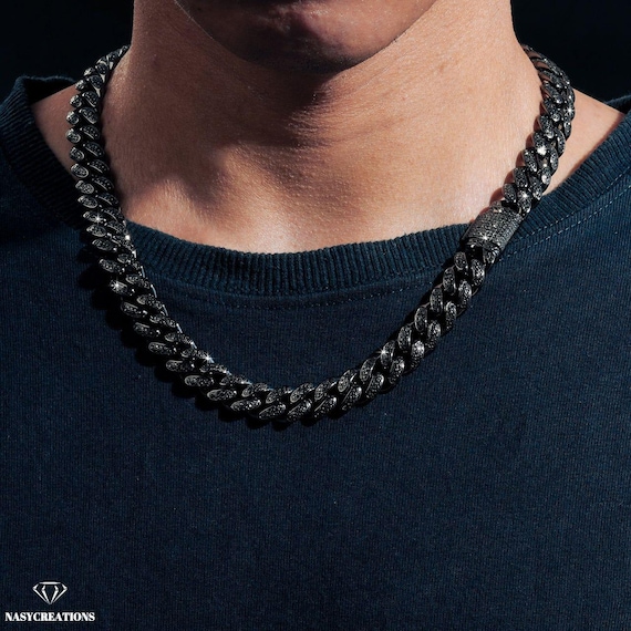 12 MM ブラックプロング マイアミ キューバン リンク