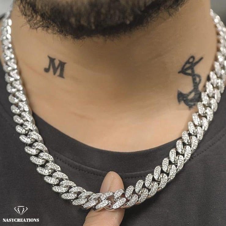 12 MM アイスアウト プロング マイアミ キューバン リンク