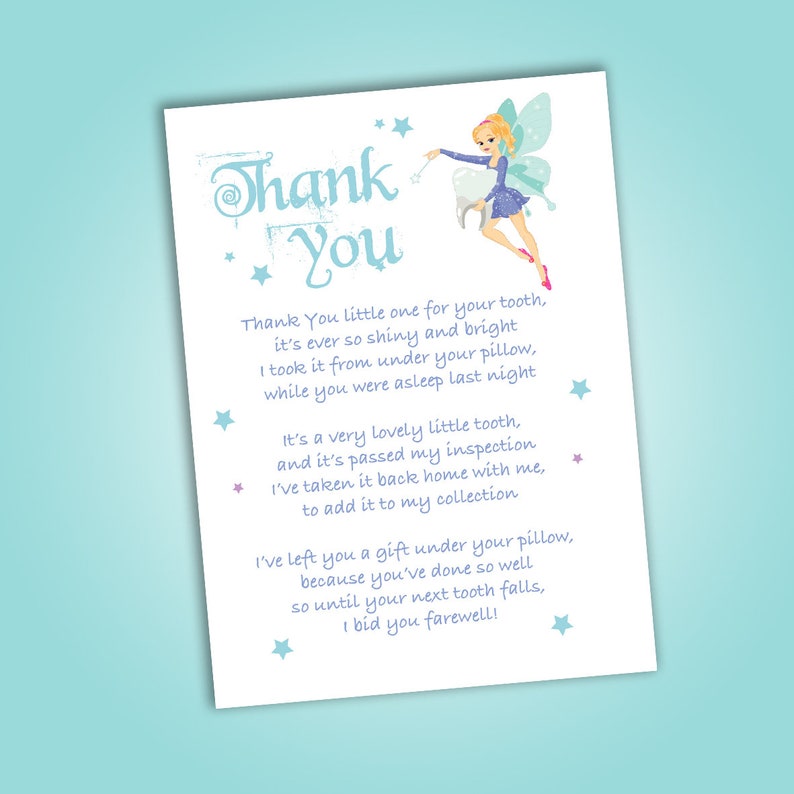 Tooth Fairy Letter Ideas Clinicjoker
