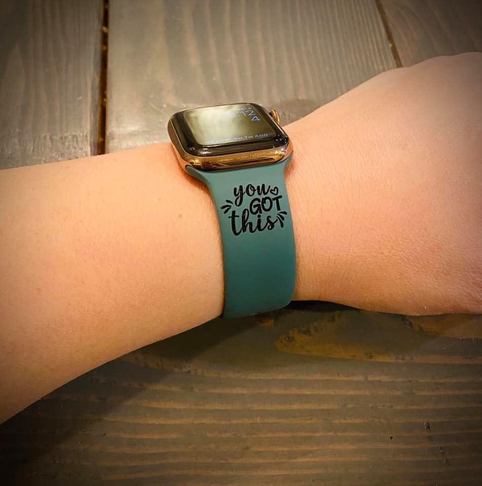 Customized Apple Watch band Engraved personal band Personal Etsy