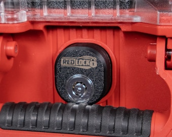 RED LOCK for Milwaukee Packout – Security Latch Mod Accessory