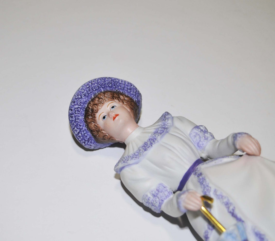 Porcelain Lady Figurine Etsy