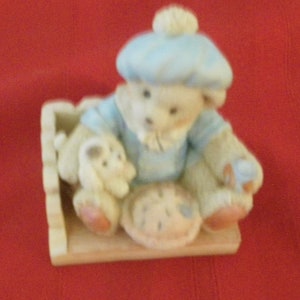 Cherished Teddies-Little Jack Horner with  certificate