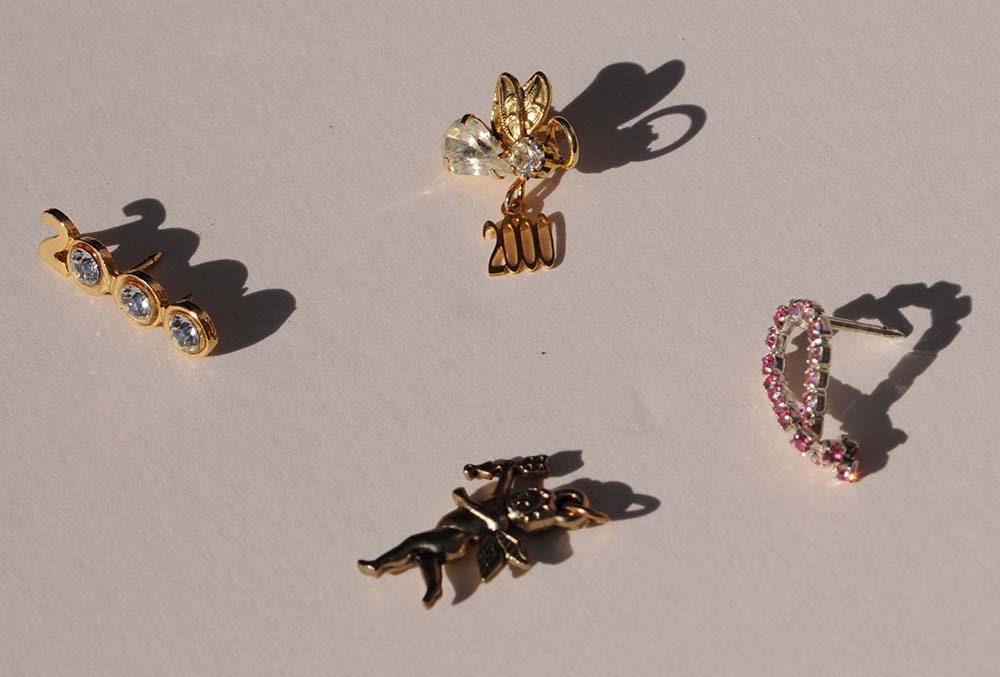 Collection of 3 Small Pins and 1 Charm Etsy