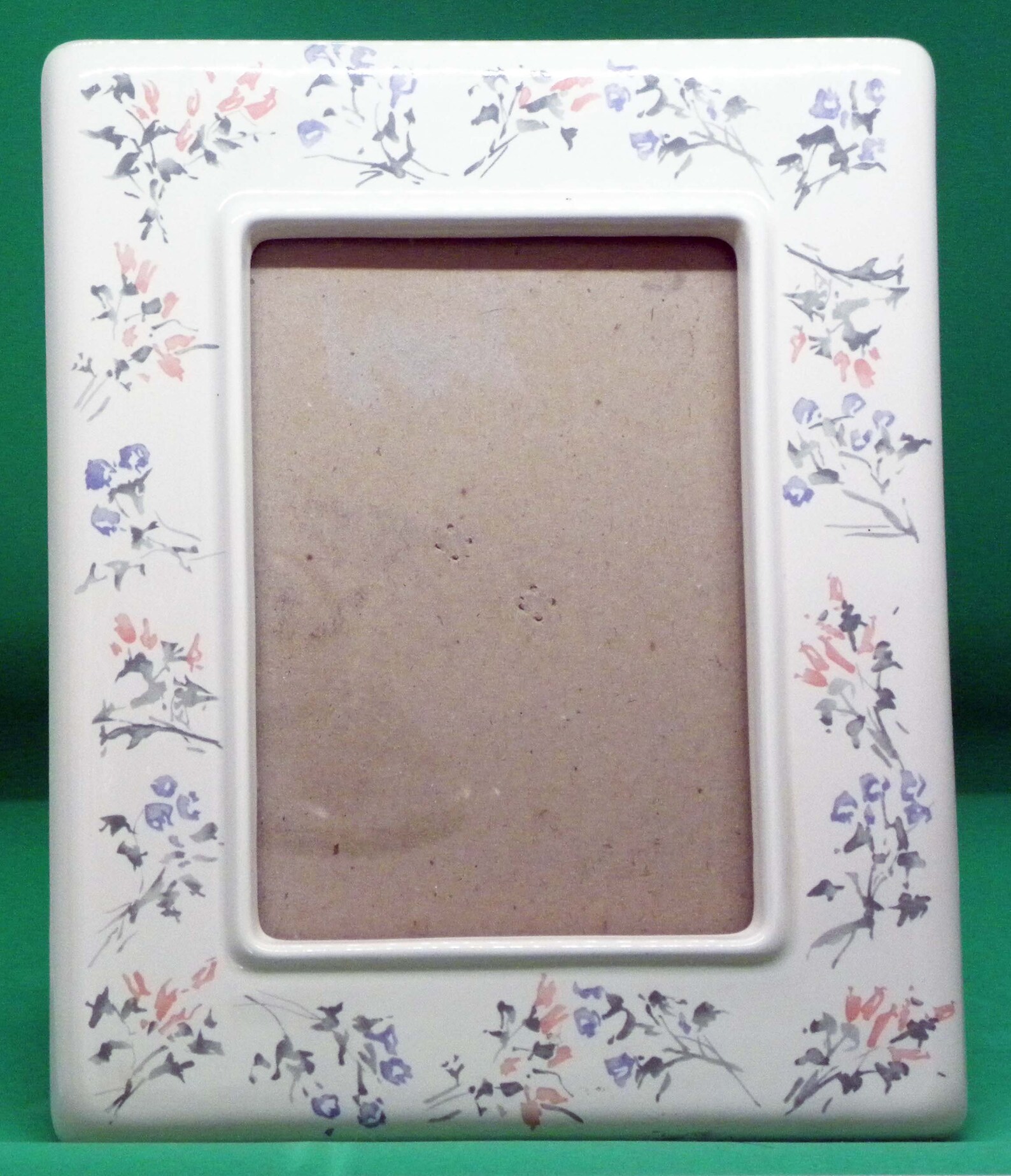 Off White Ceramic Frame for 5x7 Photo Etsy