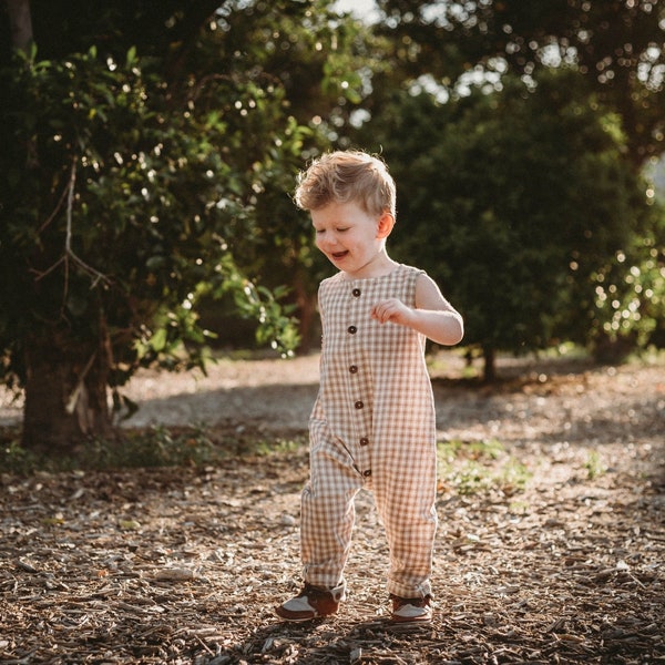 Button down romper