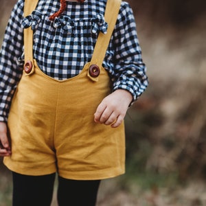 Unisex Suspender Shorts
