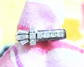 On-sale-hkd598-us Size 4.5-14K White Gold-plated-aaa Crystal