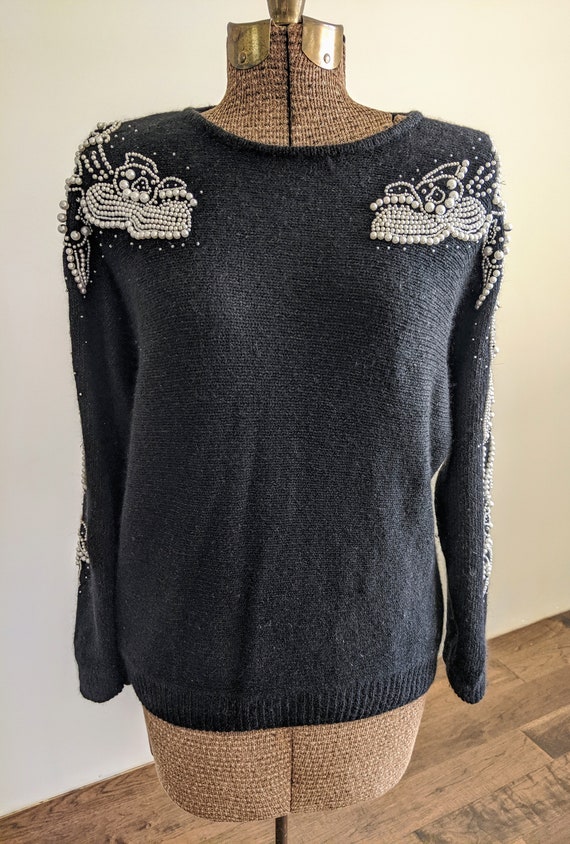 80s Pearl Sweater - image 3