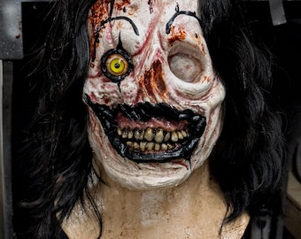 Busto de exhibición coleccionable de látex de Gnaw Head, el payaso, escala 1:1