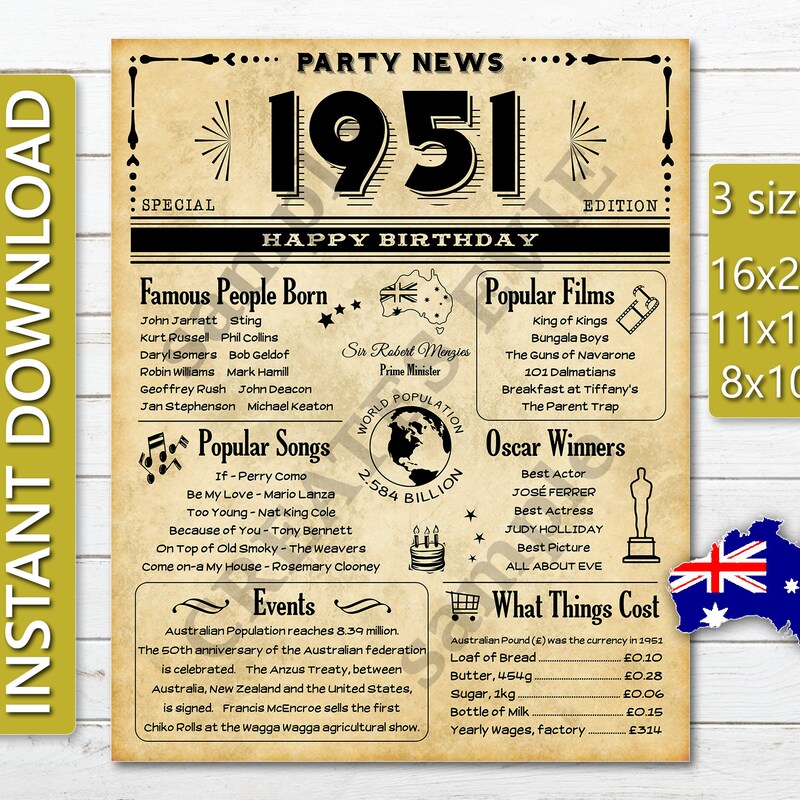 Back in 1951 - Etsy