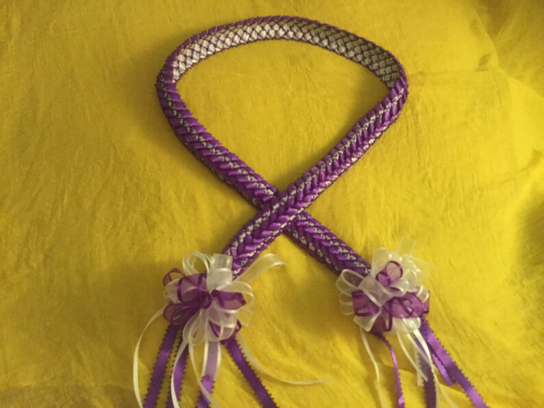 Satin Ribbon Lei Etsy