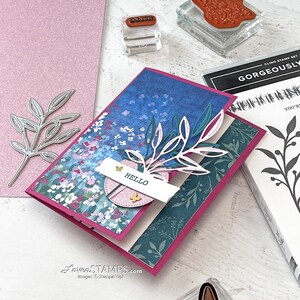 Stampin' Up Fresh As A Daisy Suite Card Tutorials PDF ONLY image 2