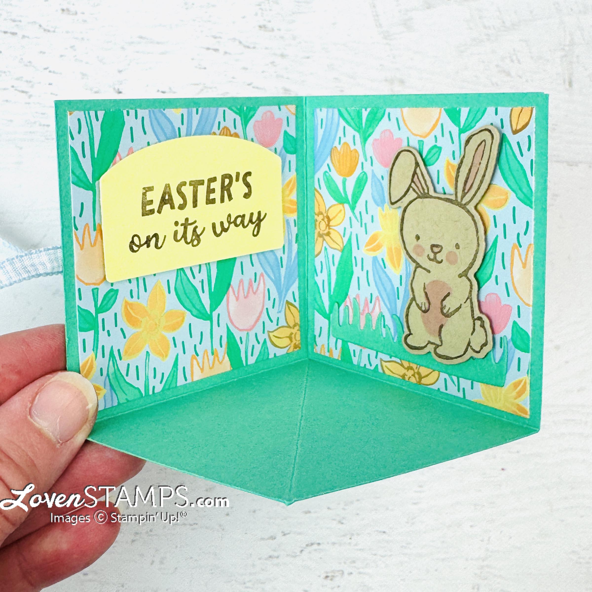Stampin' Up! Easter Bunny Springtime Pop up Techniques Project and Card ...