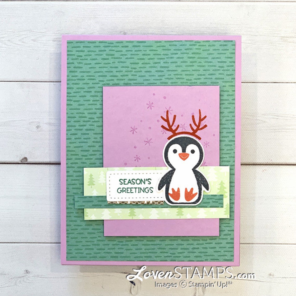 Stampin' Up Penguin Place & Penguin Playmates Card Tutorials PDF ONLY