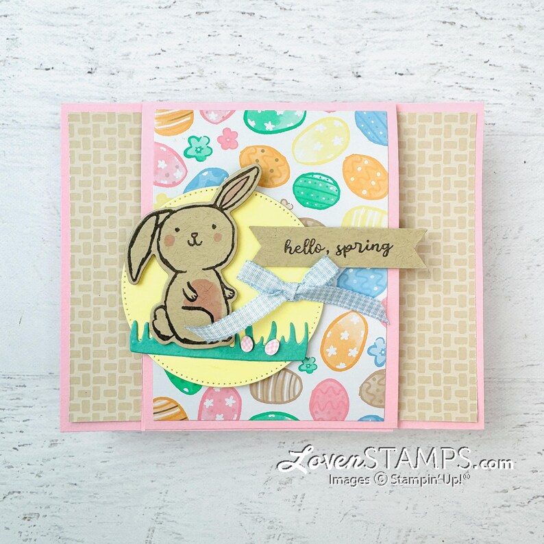 Stampin' Up! Easter Bunny Springtime Pop up Techniques Project and Card ...