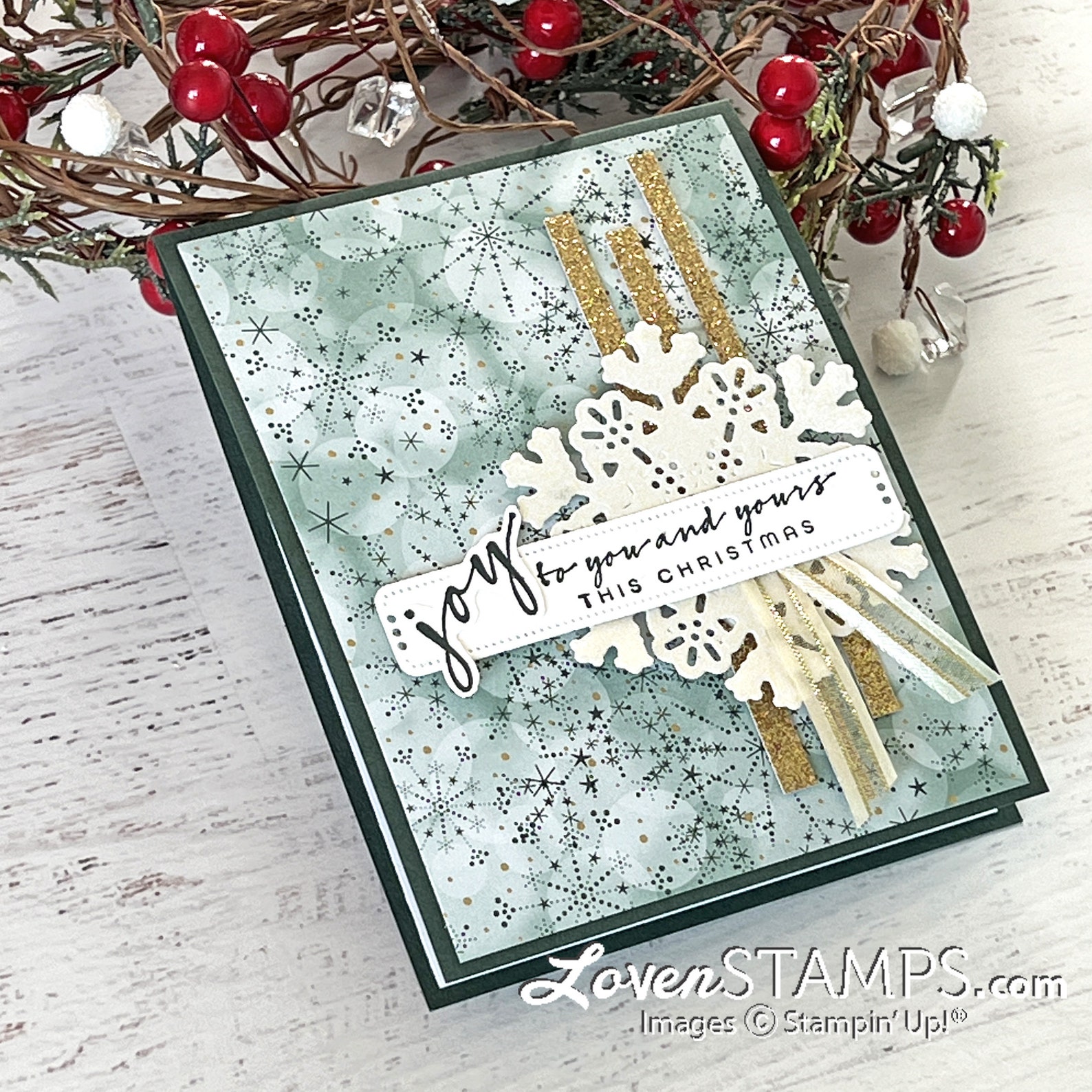 Stampin' Up! Lights Aglow Bundle Christmas Card Tutorials - PDF ONLY - Etsy