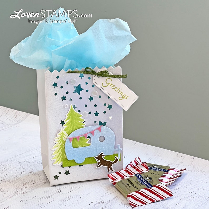 Stampin' Up Trees for Sale and Tree Lot Dies Card Tutorials PDF ONLY Etsy