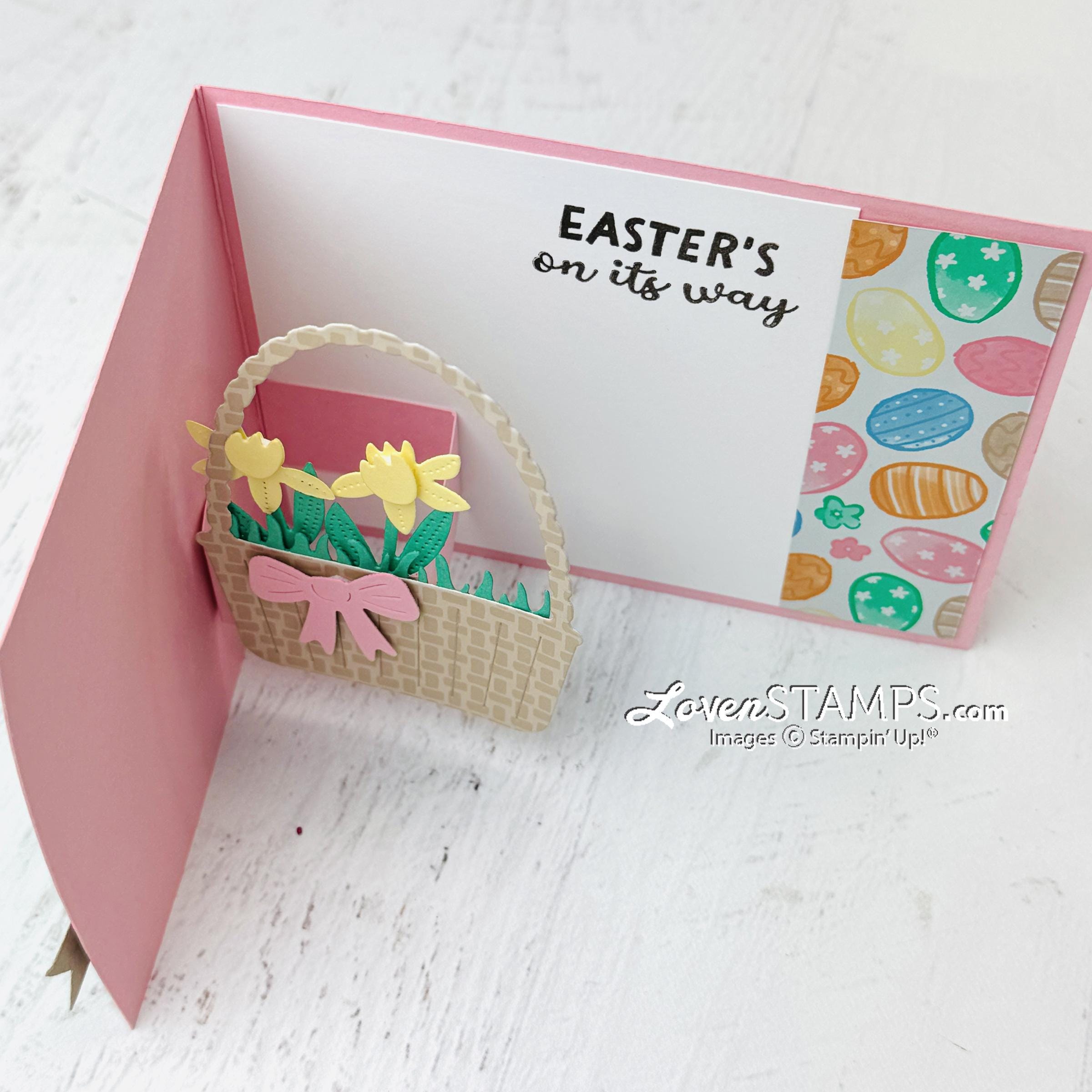 Stampin' Up! Easter Bunny Springtime Pop up Techniques Project and Card ...