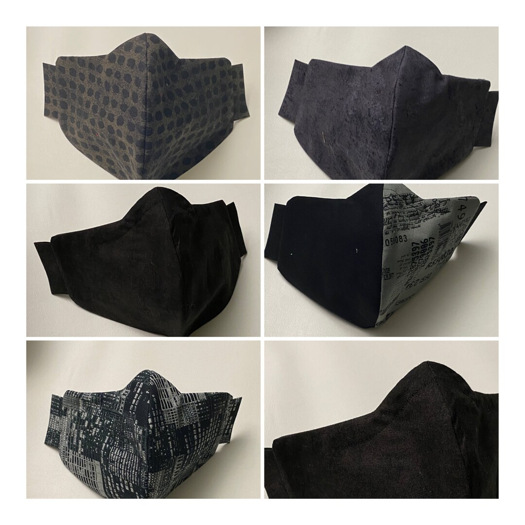 FACE MASK Xxl With Filter Pocket /nose Wire/ Adjustable and Changeable