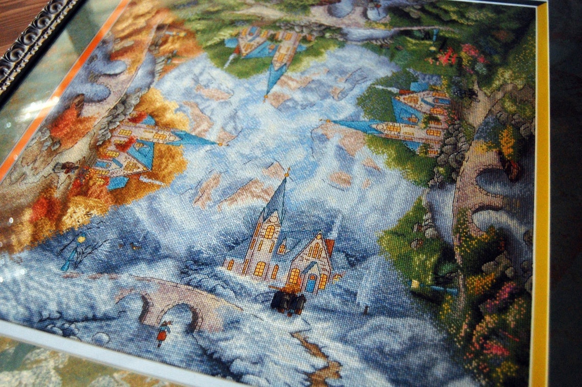 Digital Cross Stitch Pattern. Unique Modern Design. Advanced Counted ...