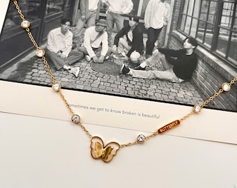 BTS | Butterfly Necklace