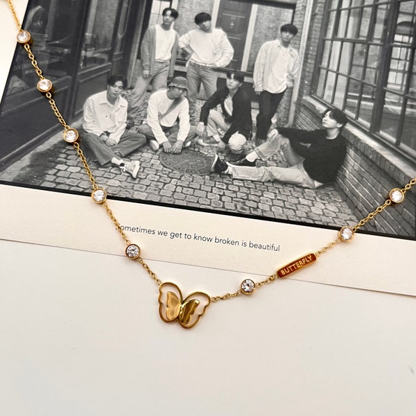 BTS | Butterfly Necklace