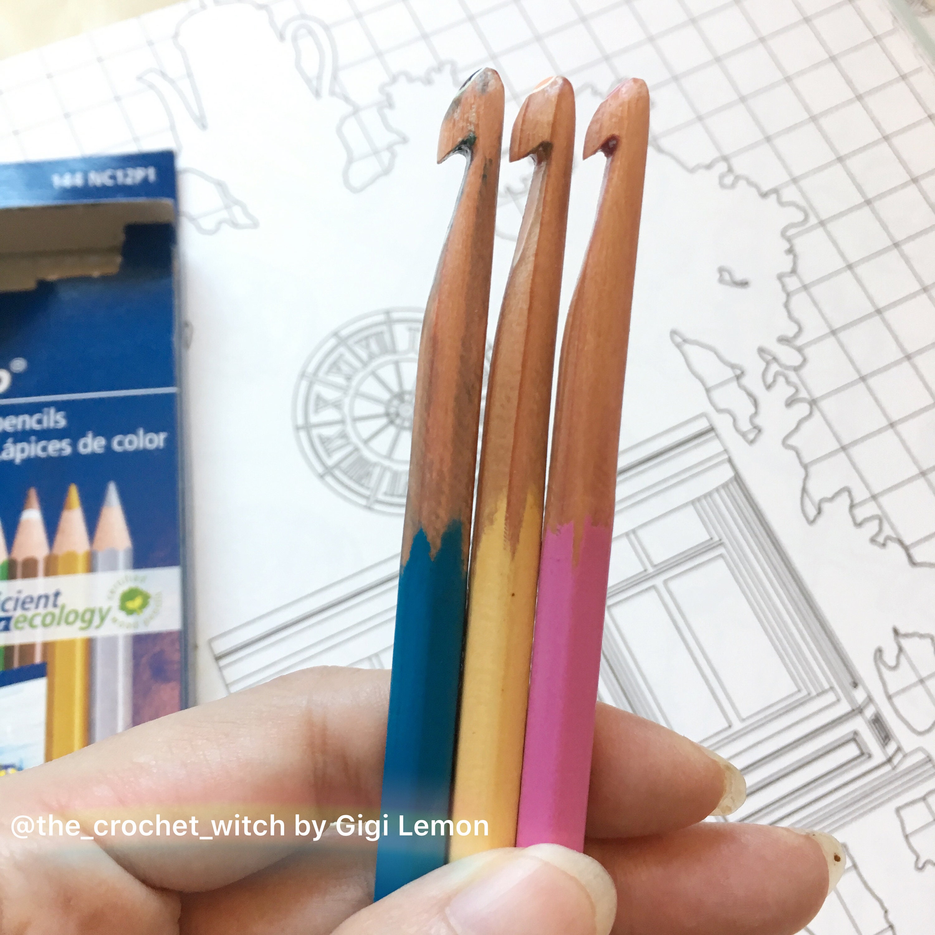 6mm Color Pencil crochet hook 1 hook only Either Blue Etsy