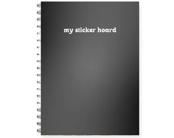 Reusable sticker book collector, Sticker album, sticker binder, sticker collector book;, sticker collection book, sticker release notebook