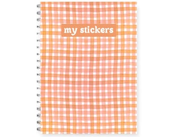 Reusable sticker book cute, Sticker album, sticker collector book;, sticker collection book, sticker release notebook, sticker binder