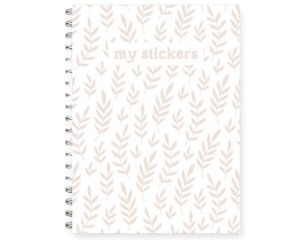 Reusable sticker book cute, Sticker album reusable, sticker collection book, sticker release notebook, sticker journal