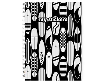 Reusable sticker book for men, Sticker album reusable, sticker collection book, sticker release notebook, sticker album for adults